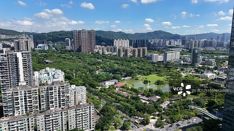 深圳市福田区香蜜湖片区，香蜜公园图片素材