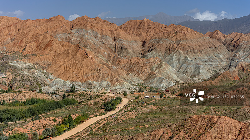 贵德阿什贡国家地质公园丹霞地貌图片素材