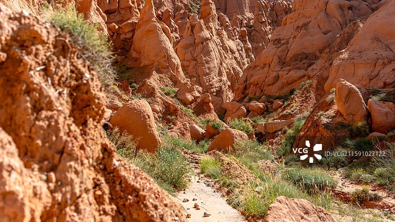 贵德阿什贡国家地质公园丹霞地貌图片素材