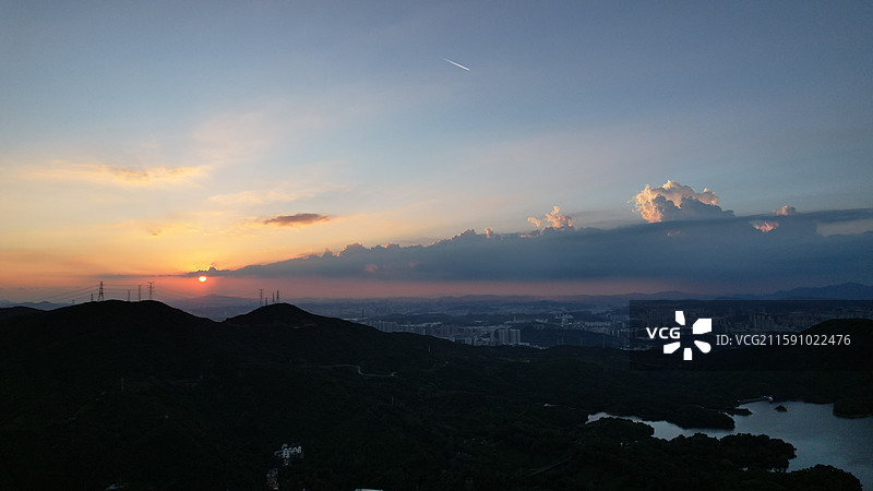 深圳东部华侨城（马峦山）山顶风光图片素材