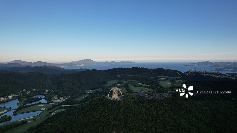 深圳东部华侨城（马峦山）山顶风光图片素材