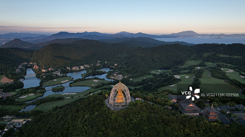 深圳东部华侨城（马峦山）山顶风光图片素材