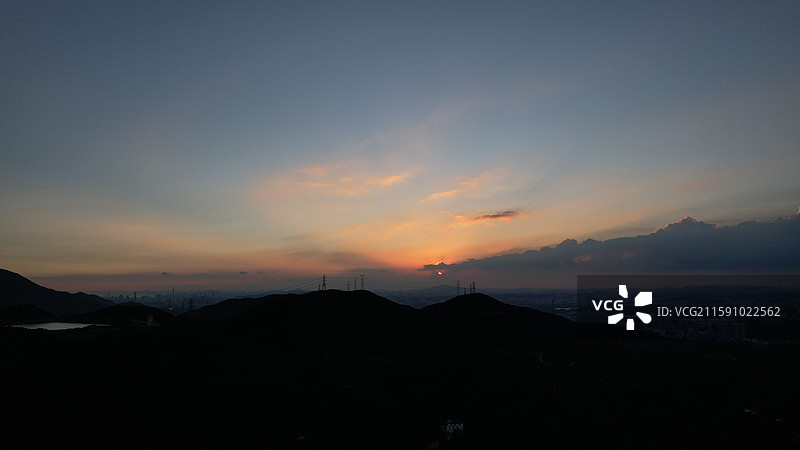 深圳东部华侨城（马峦山）山顶风光图片素材
