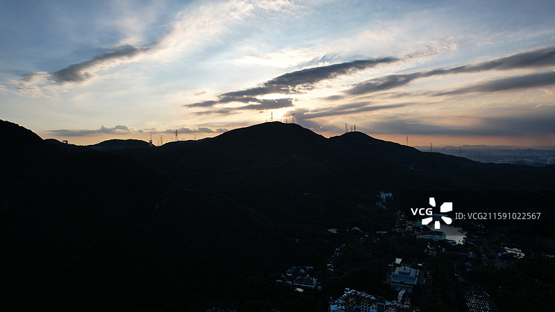 深圳东部华侨城（马峦山）山顶风光图片素材