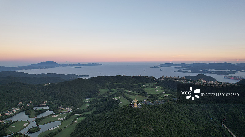 深圳东部华侨城（马峦山）山顶风光图片素材