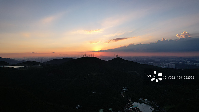 深圳东部华侨城（马峦山）山顶风光图片素材