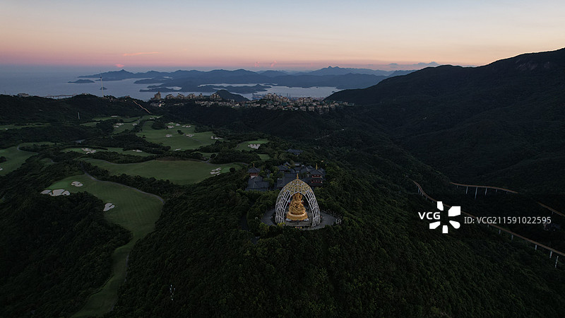 深圳东部华侨城（马峦山）山顶风光图片素材