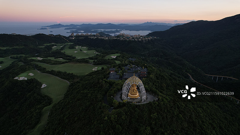 深圳东部华侨城（马峦山）山顶风光图片素材