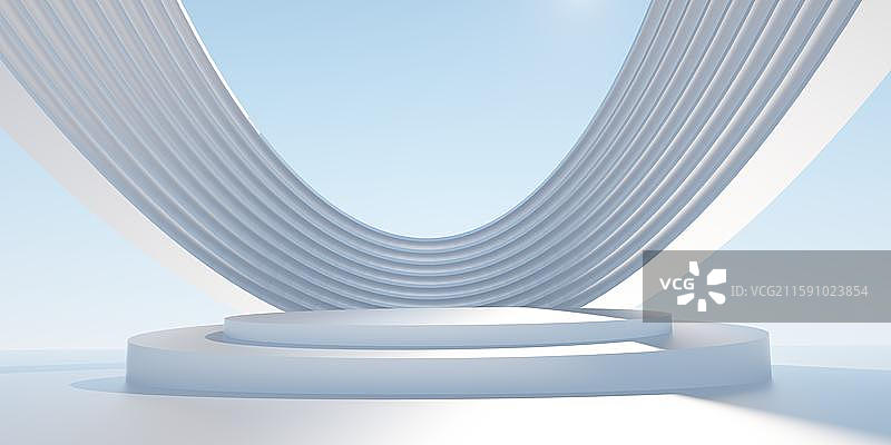 光影空间简约场景图片素材