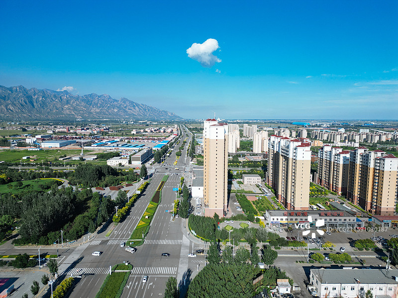 土默特右旗 沟门镇 萨拉齐 大雁滩 航拍图片素材