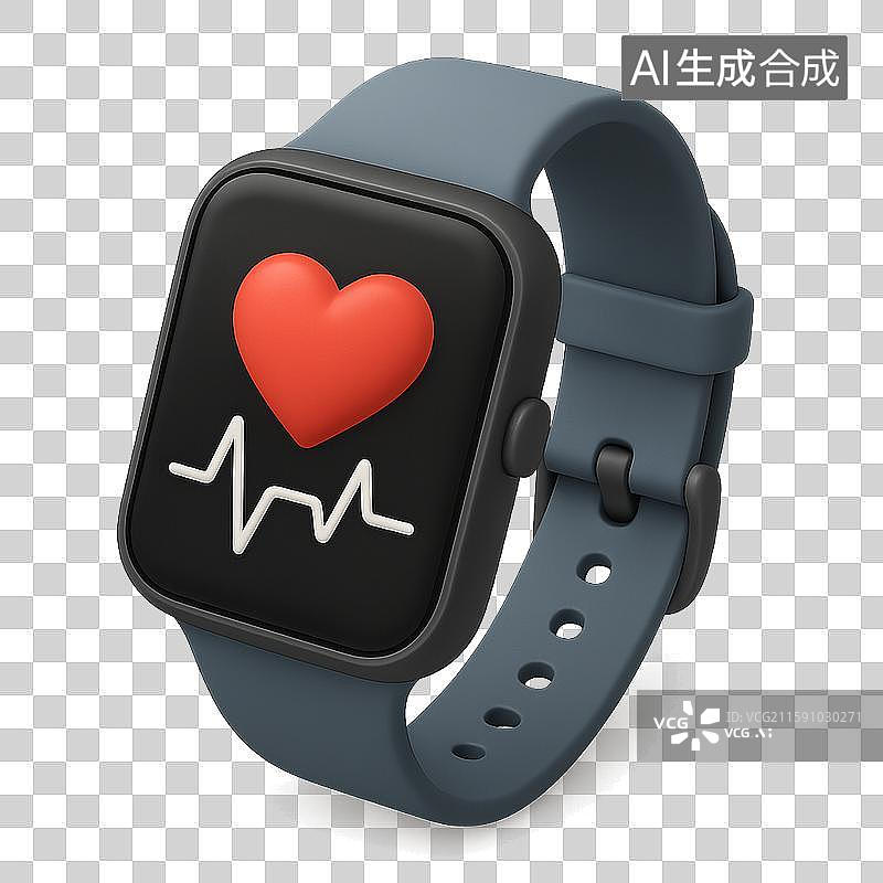 【AI数字艺术】健康观测智能手表图片素材