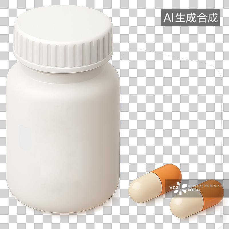 【AI数字艺术】药胶囊图片素材