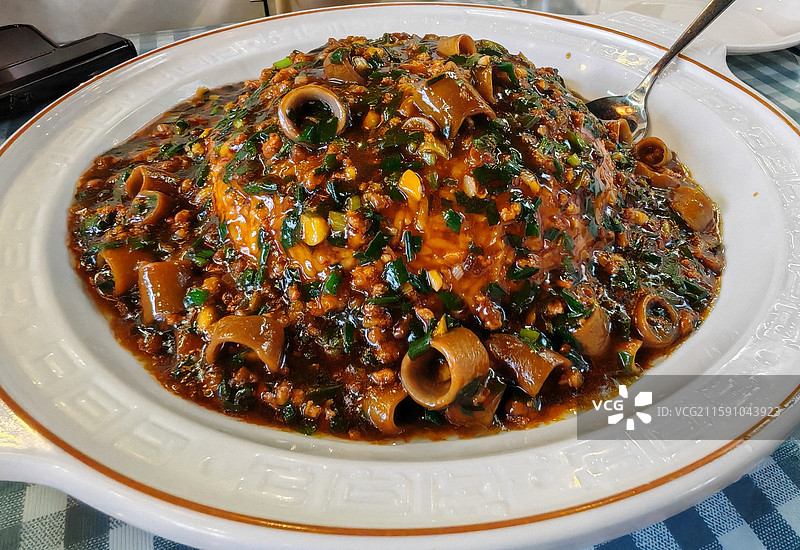 十二道天津菜海肠捞饭图片素材