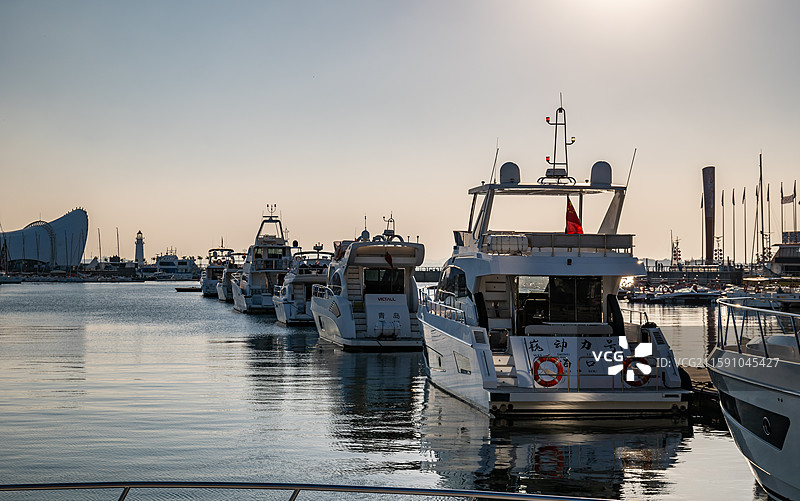 山东青岛奥帆中心图片素材