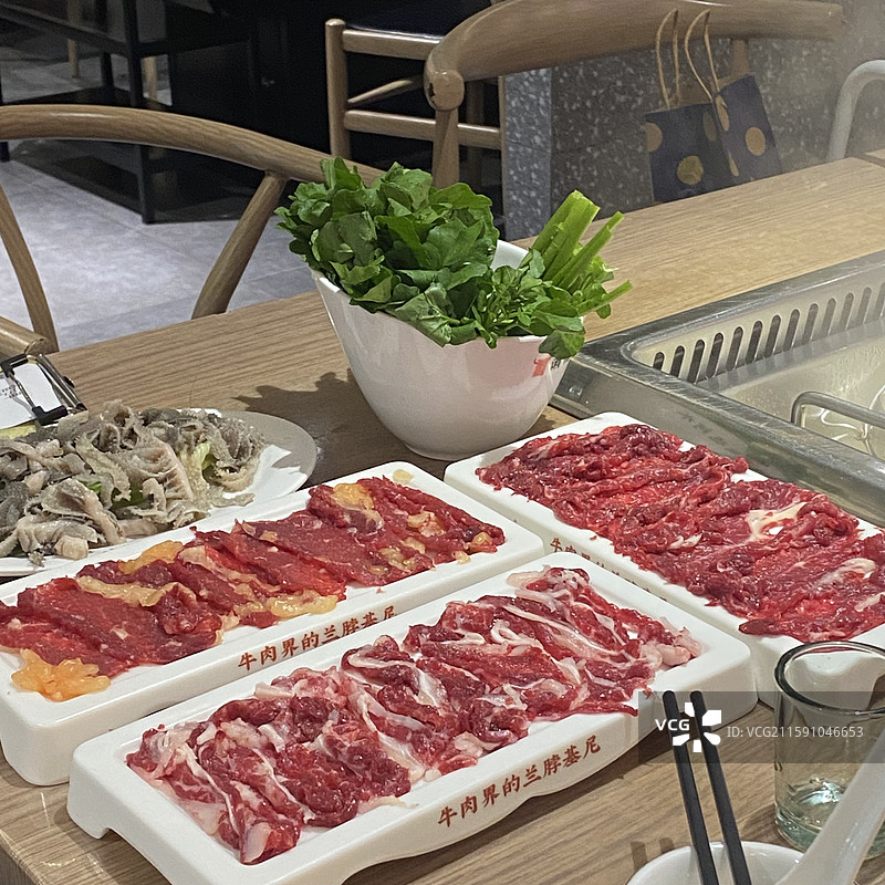 潮汕牛肉火锅图片素材