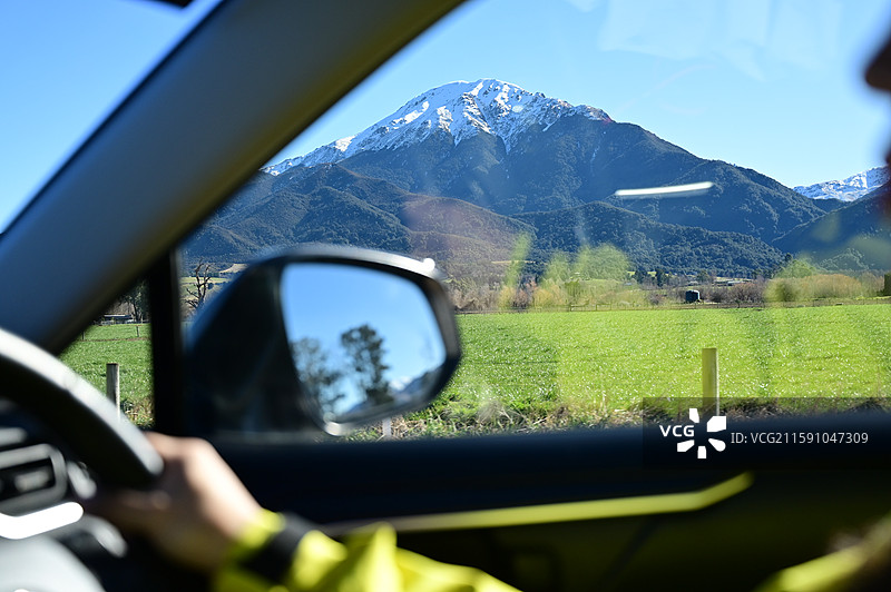 新西兰蒂卡波Lake Tekapo Lake McGregor图片素材