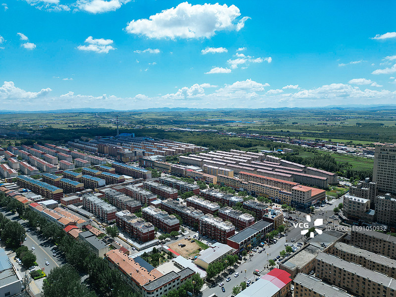 兴和县 黄花梁 迎宾公园 航拍 地标图片素材