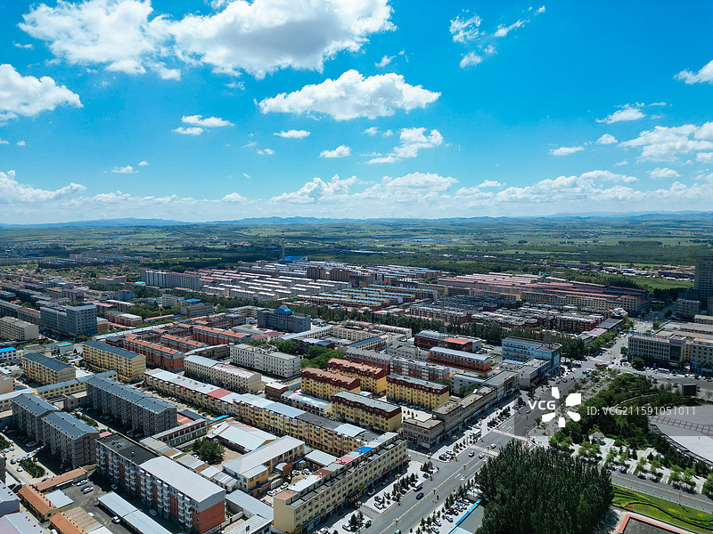 兴和县 黄花梁 迎宾公园 航拍 地标图片素材