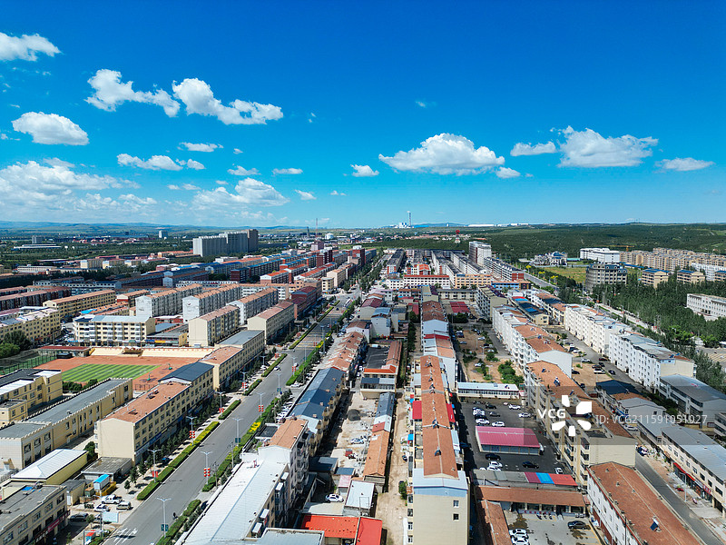 兴和县 黄花梁 迎宾公园 航拍 地标图片素材