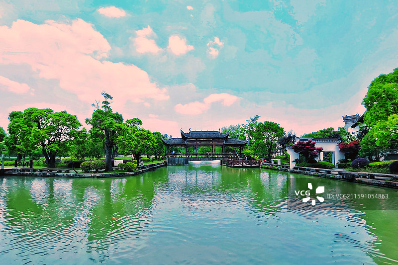 上海闻道园风景图片素材