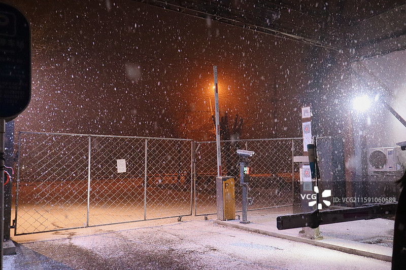 雪夜图片素材