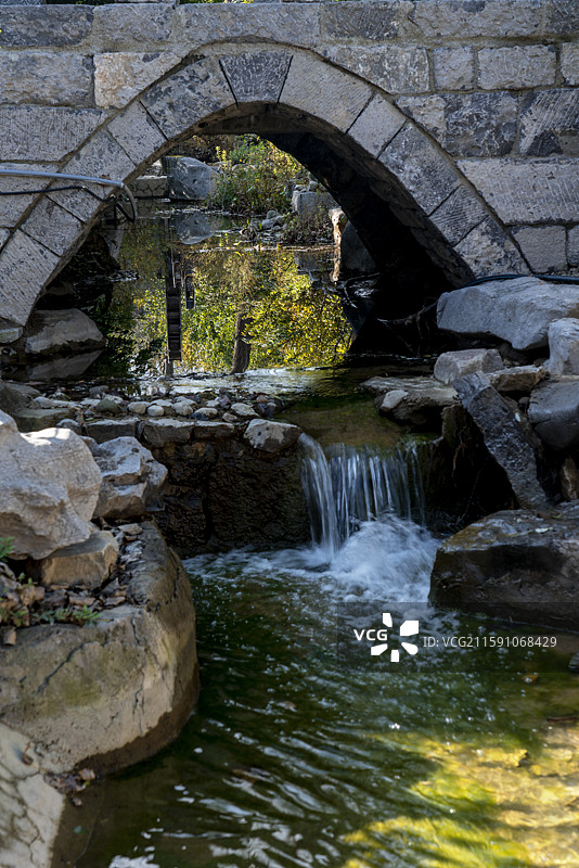章丘古村朱家峪图片素材