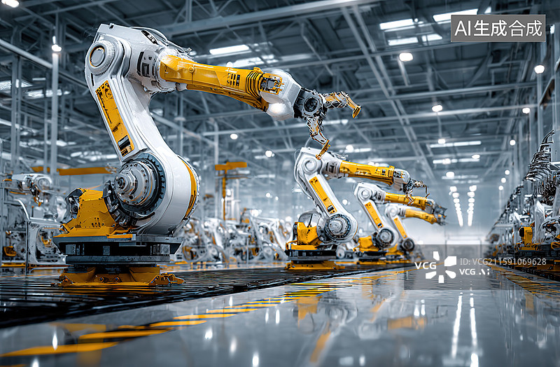 【AI数字艺术】生产车间图片素材