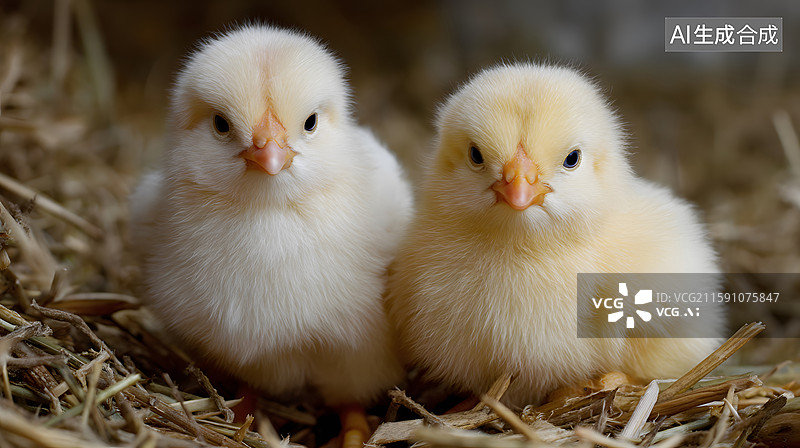 【AI数字艺术】小鸡的特写镜头图片素材