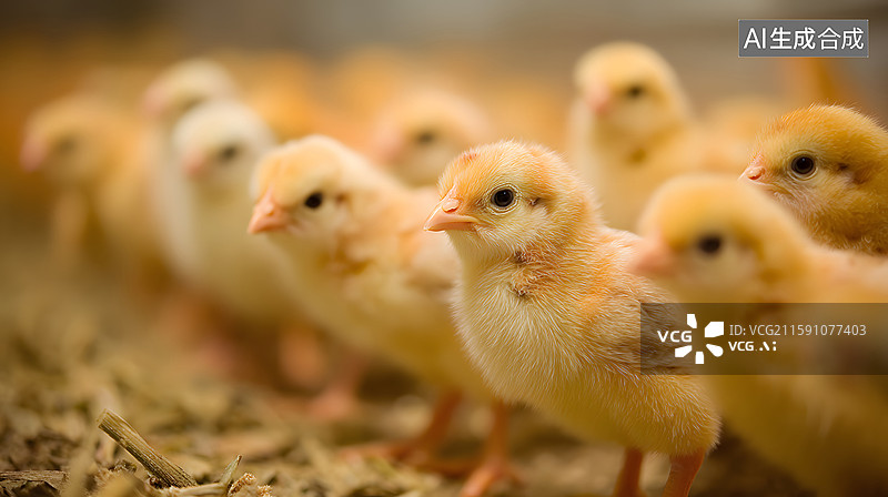 【AI数字艺术】小鸡的特写镜头图片素材