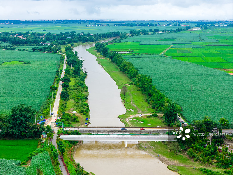 云南省德宏州陇川县南宛河风光图片素材