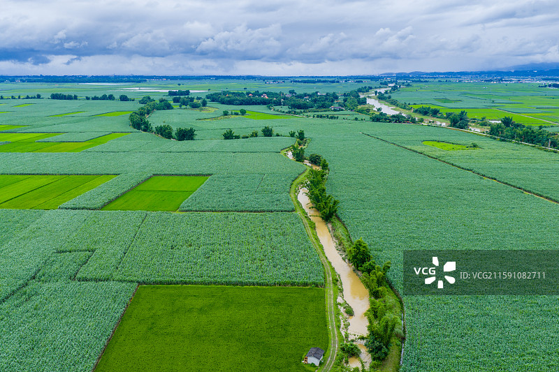 云南省德宏州陇川县南宛河风光图片素材