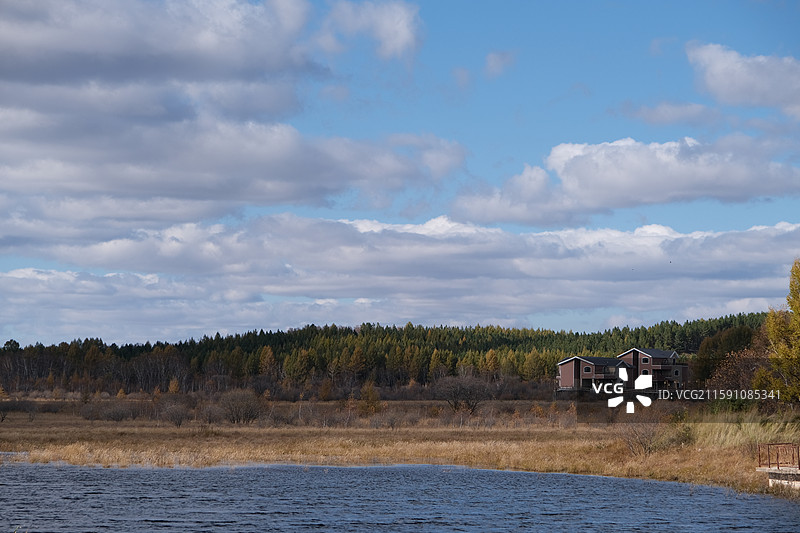 河北承德围场御道口草原森林风景区自然风光图片素材
