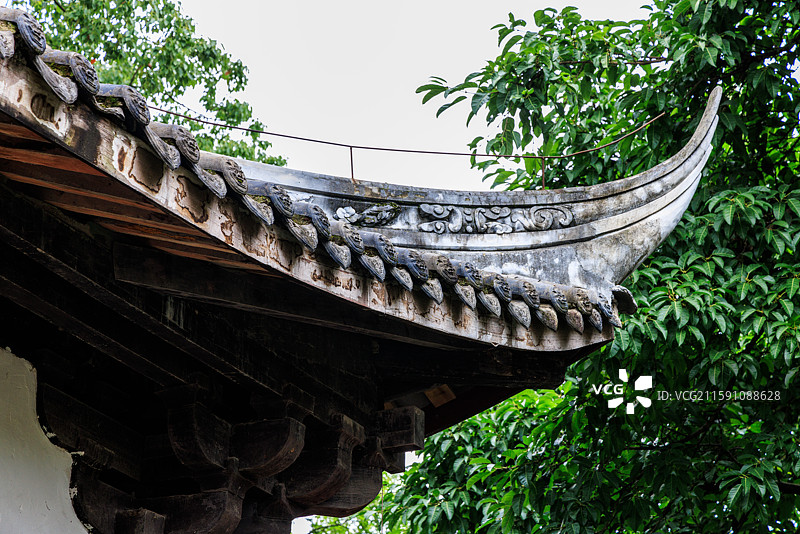 四川雅安芦山县平襄楼，祀三国蜀汉大将军平襄侯姜维图片素材