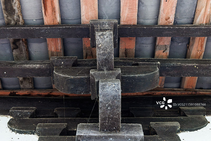 四川雅安芦山县平襄楼，祀三国蜀汉大将军平襄侯姜维图片素材