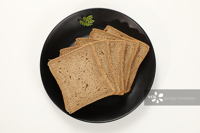 小黑麦方包图片素材