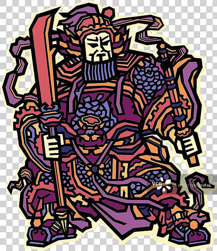 门神-关羽图片素材