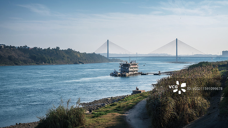 君住长江头图片素材