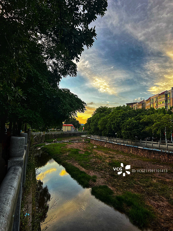 平远县大柘镇风情画图片素材