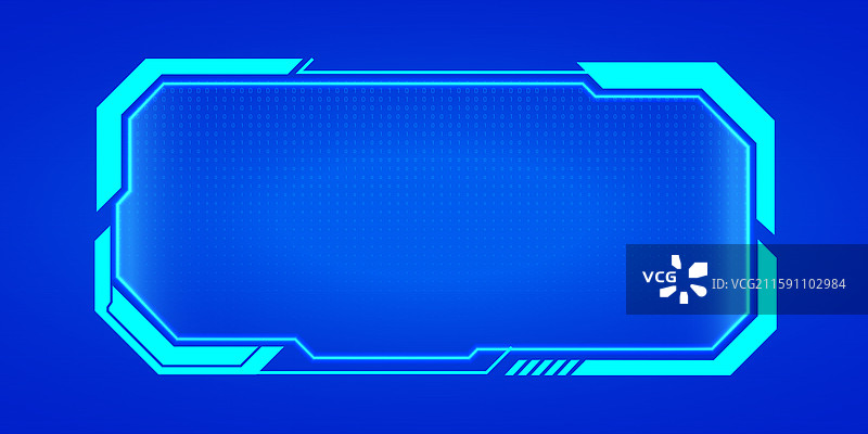 未来智能科技边框矢量图图片素材