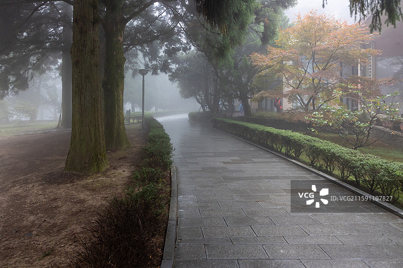 世界文化遗产世界地质公园江西九江庐山博物馆图片素材