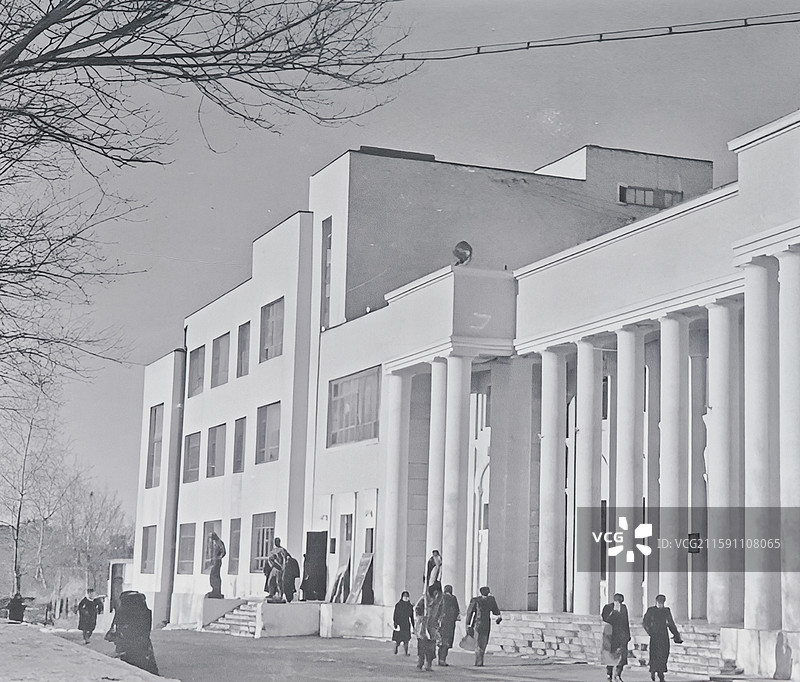 对日本侵华日军第七三一部队（731部队）进行审判的苏联伯力军事法庭（上海淞沪抗战纪念馆展览）图片素材