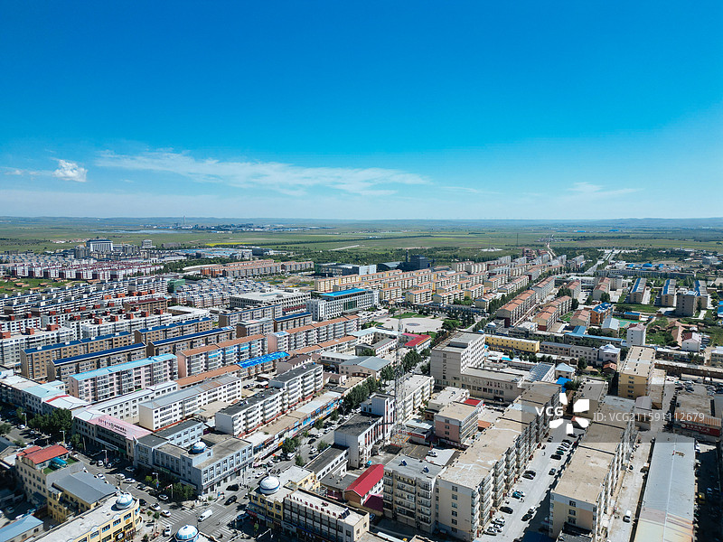 察哈尔右翼中旗 科布尔镇 东山公园 小北营 地标图片素材