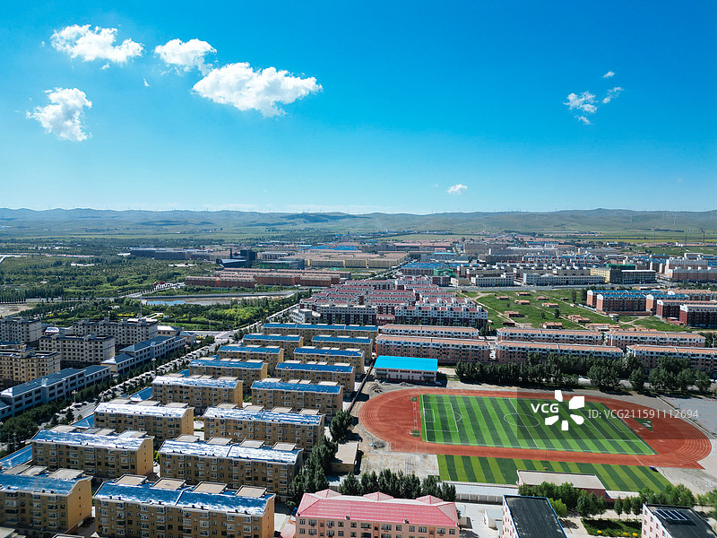 察哈尔右翼中旗 科布尔镇 东山公园 小北营 地标图片素材