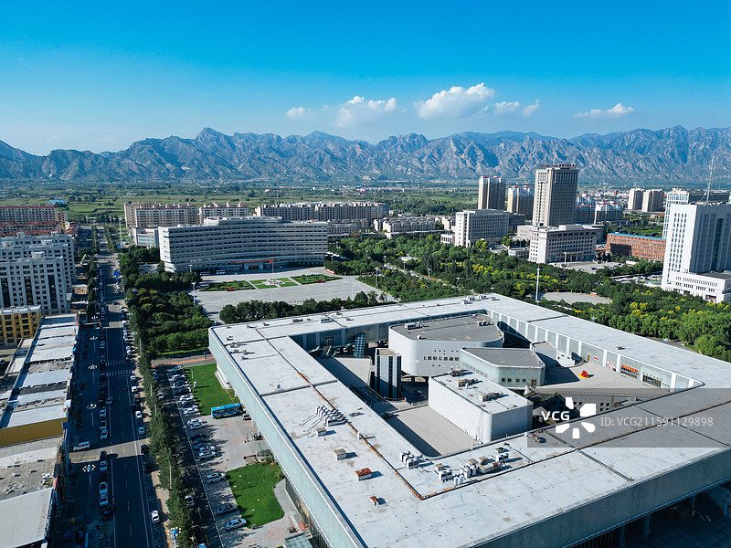 土默特右旗 沟门镇 萨拉齐 大雁滩 航拍图片素材