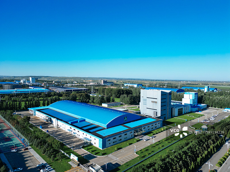 和林格尔 蒙牛工业 航空小镇 盛乐校区 蒙羊牧业 航拍图片素材