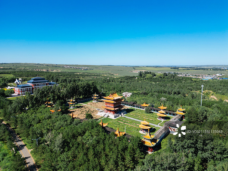 和林格尔县 南山 单树梁 新民街 航拍图片素材