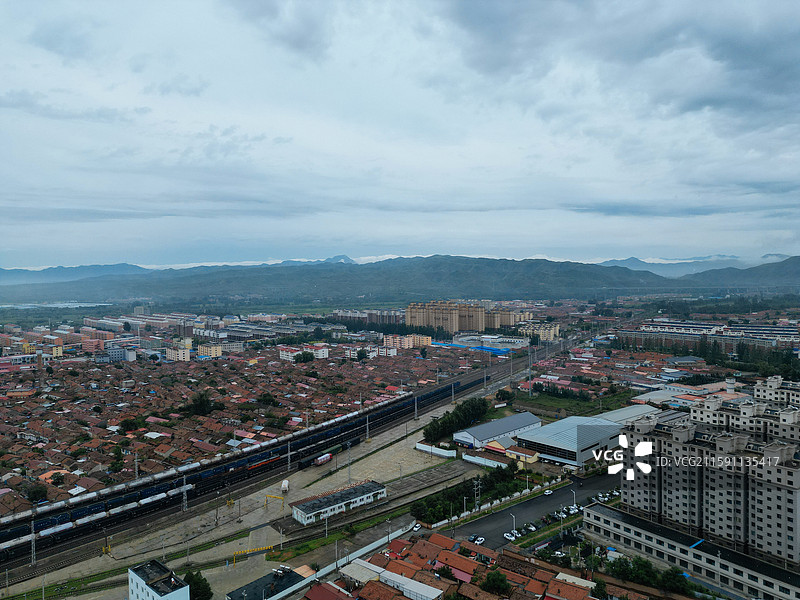 怀安县 沙家屯 柴沟堡 航拍 风光图片素材