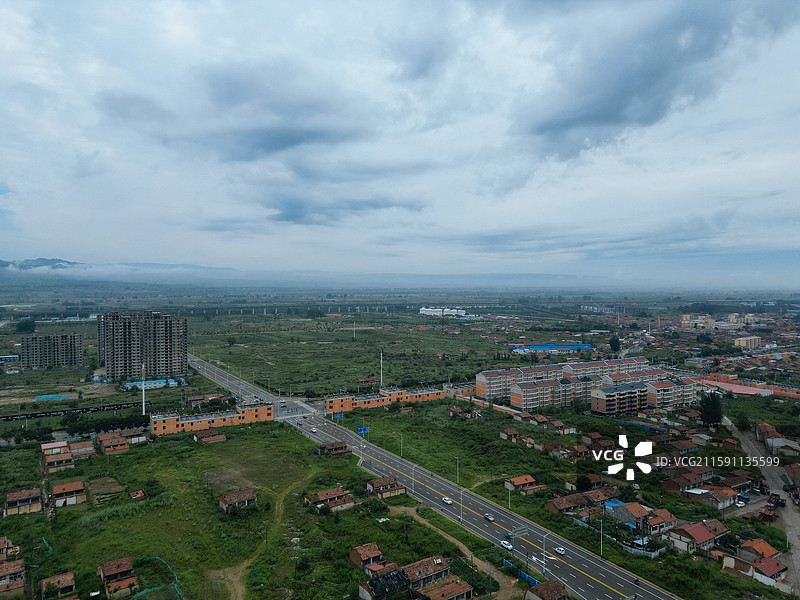 怀安县 沙家屯 柴沟堡 航拍 风光图片素材