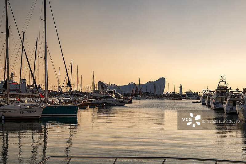 山东青岛奥帆中心图片素材