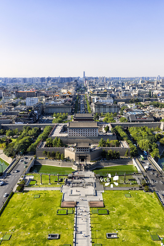 西安城墙永宁门图片素材